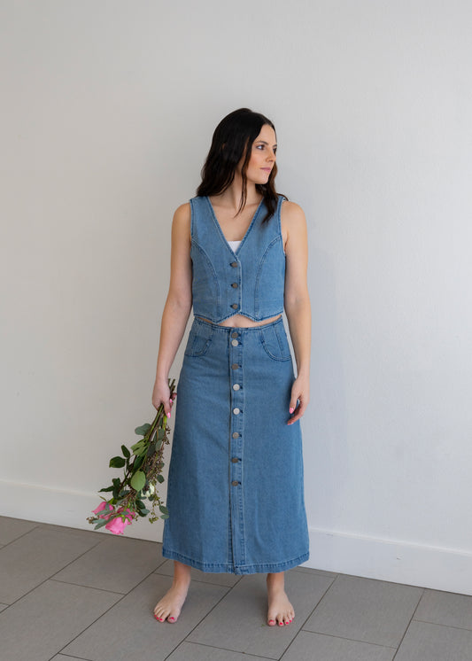 GABRIELLA DENIM SET